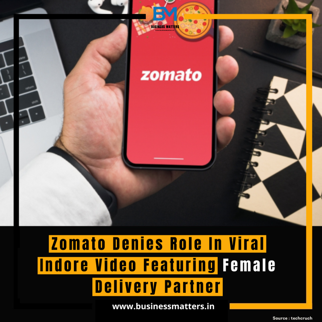 Zomato Denies Role In Viral Indore Video Featuring Female Delivery Partner