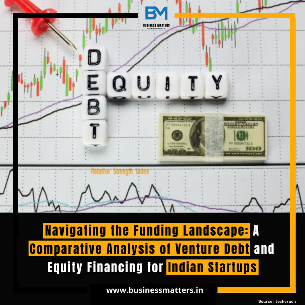 Navigating the Funding Landscape: A Comparative Analysis of Venture Debt and Equity Financing for Indian Startups