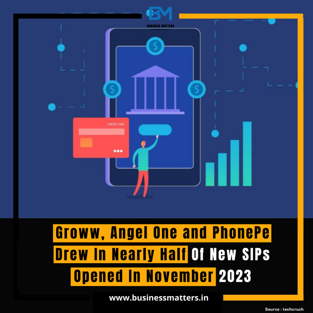 Groww, Angel One and PhonePe Drew In Nearly Half Of New SIPs Opened In November 2023