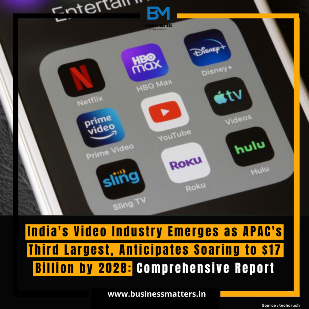 India's Video Industry Emerges as APAC's Third Largest, Anticipates Soaring to $17 Billion by 2028: Comprehensive Report