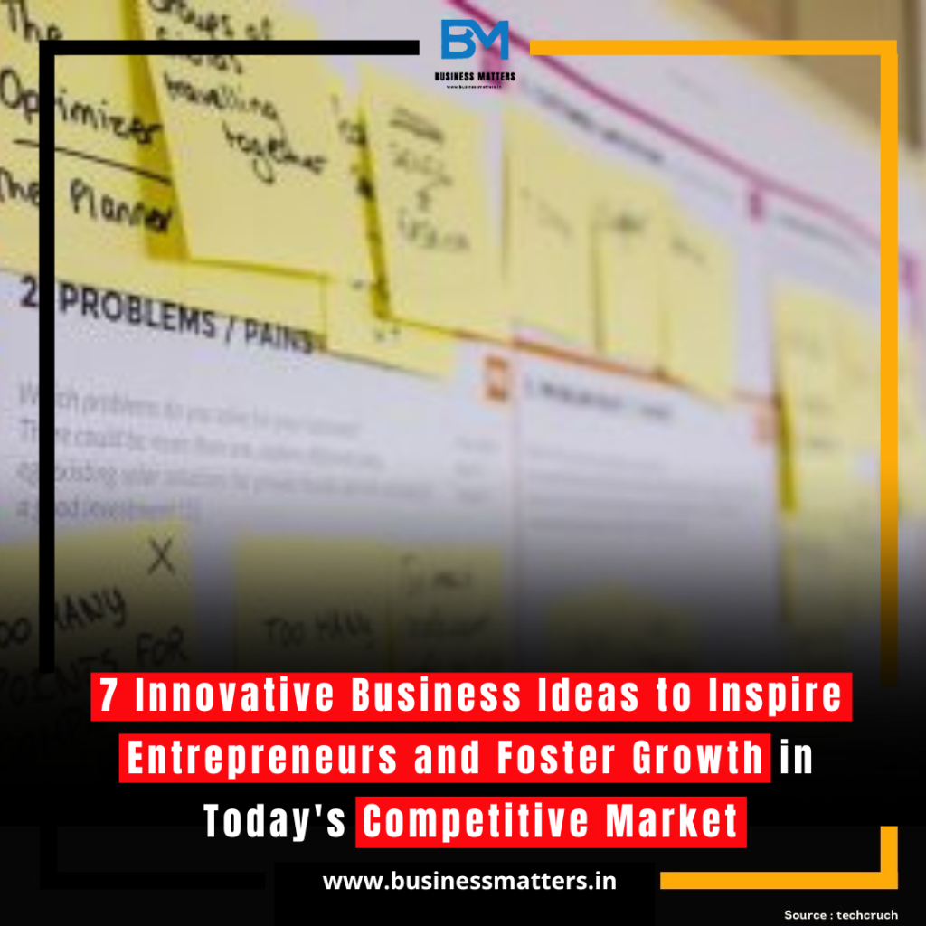 7 Innovative Business Ideas to Inspire Entrepreneurs and Foster Growth in Today's Competitive Market