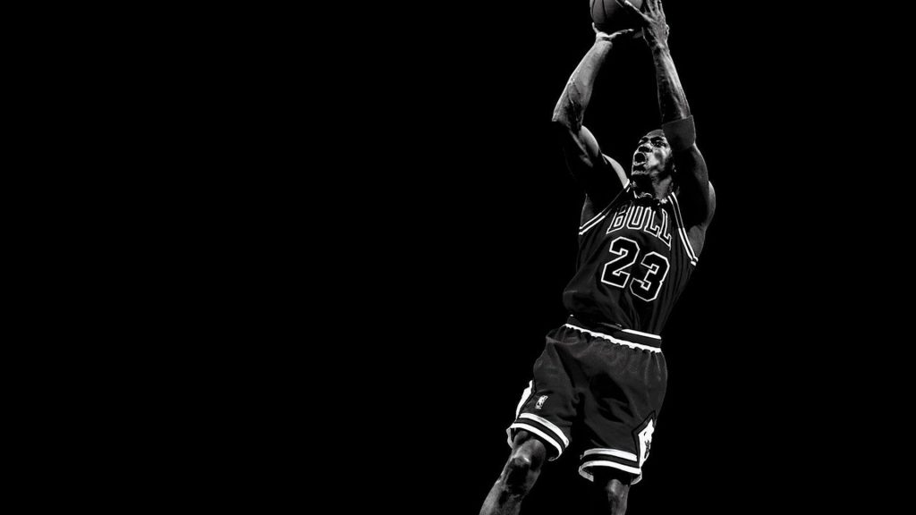 michael Jordan shooting ball