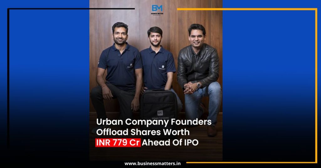 Urban Company Founders Offload ₹779 Cr in Shares Before ₹1,900 Cr IPO Filing with SEBI