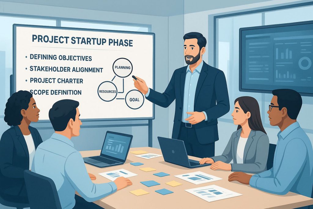 What is the Primary Focus Area During Project Startup Phase