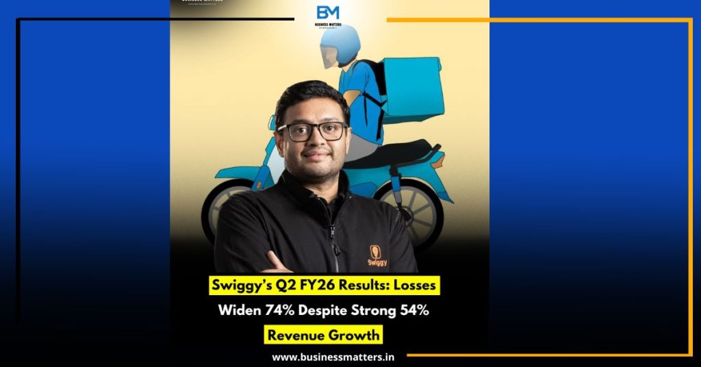 Swiggy’s Q2 FY26 Results: Losses Widen 74% Despite Strong 54% Revenue Growth Swiggy’s Q2 FY26 Results: Losses Widen 74% Despite Strong 54% Revenue Growth