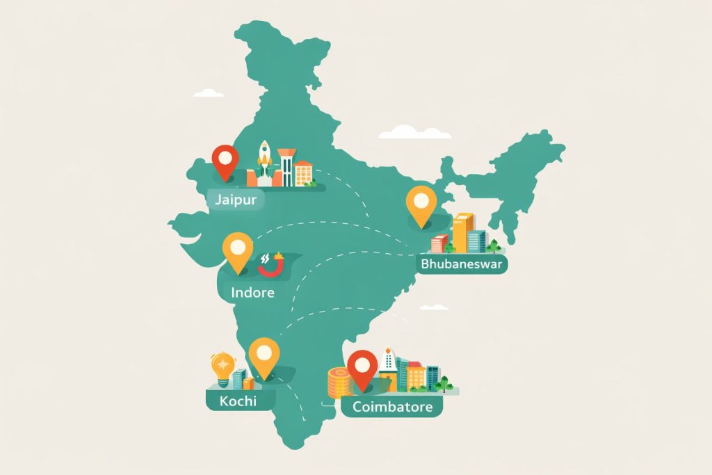 Explaining geographic spread of startup funding beyond metros.
