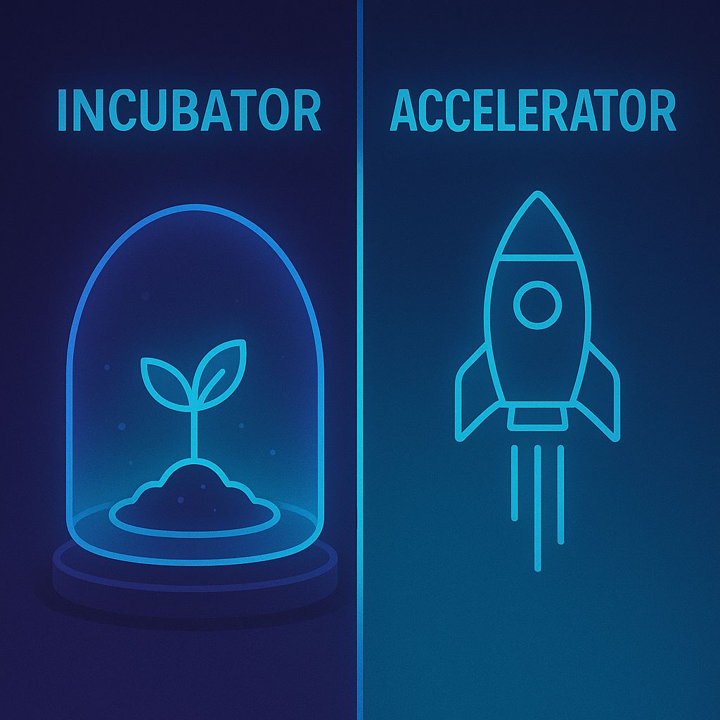 Futuristic incubator and rocket accelerator